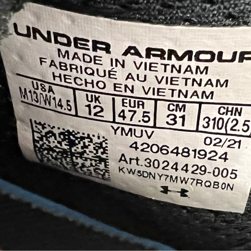 Under Armour Curry flow 8 basketball sneakers men’s size 13 women size 14.5 - Picture 7 of 10